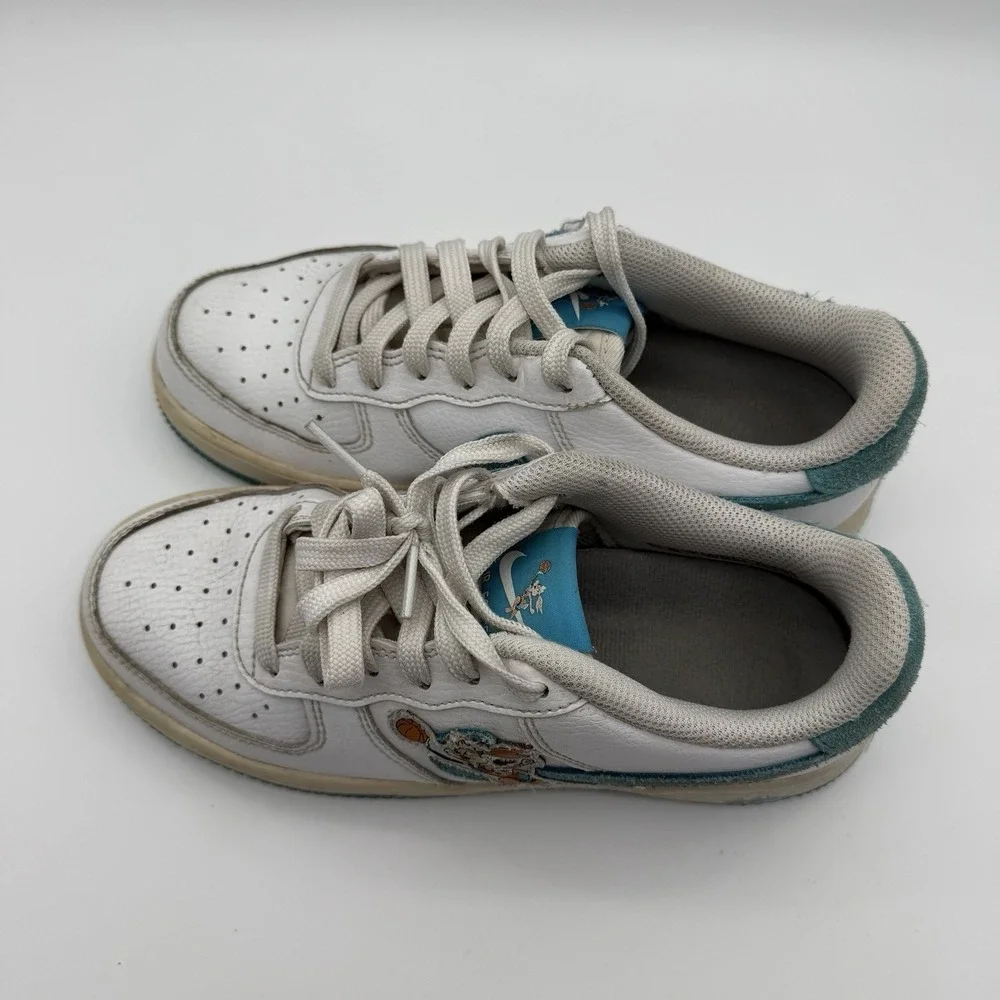 Nike Air Force 1 Low Bugs Bunny Space Jam White Blue Youth 5Y DM3353-100
